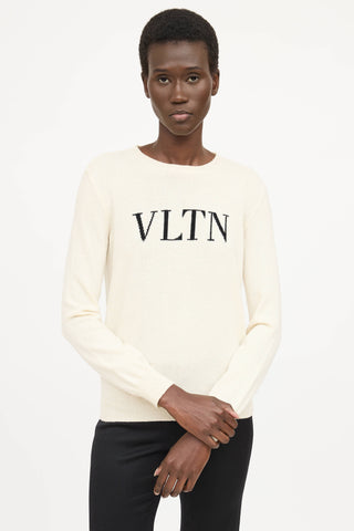 Valentino Knit Logo Sweater