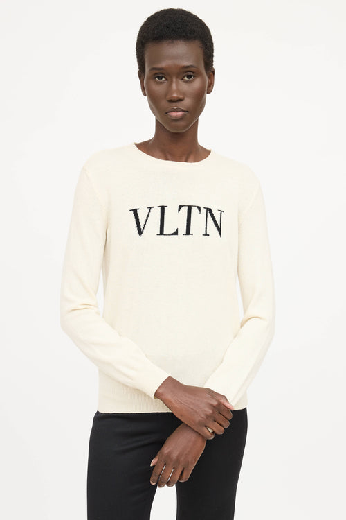 Valentino Knit Logo Sweater