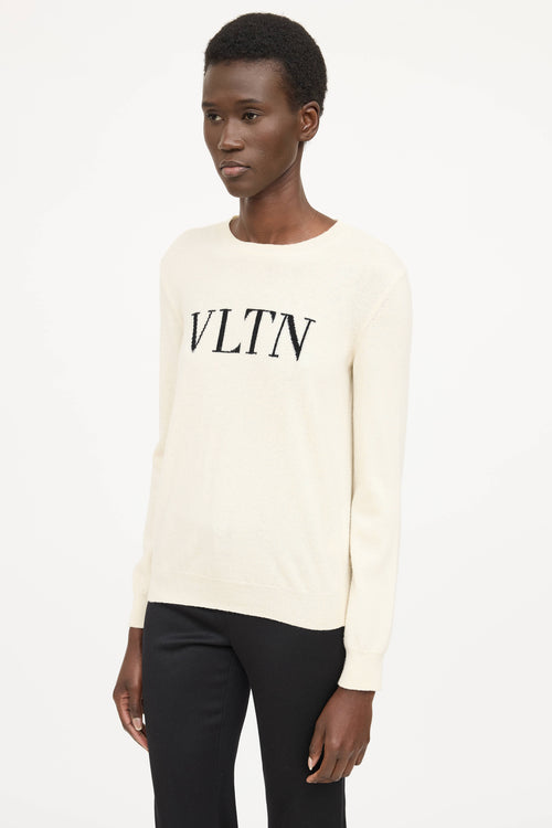 Valentino Knit Logo Sweater