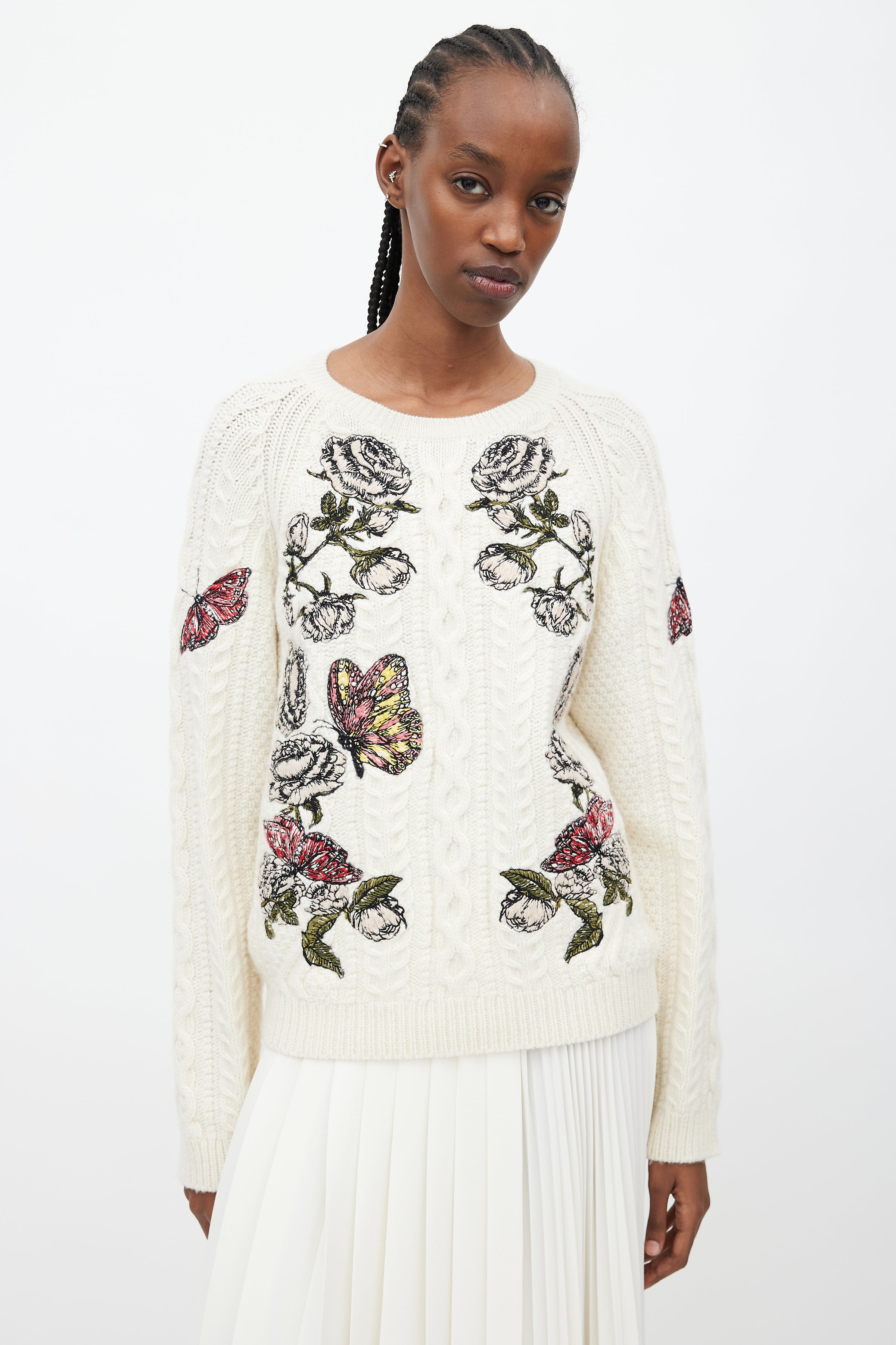 Valentino embroidered sweater Clearance