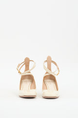 Valentino Cream Patent Leather Pump