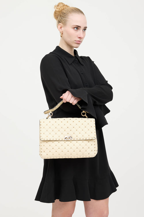 Valentino Leather Rockstud Spike Bag