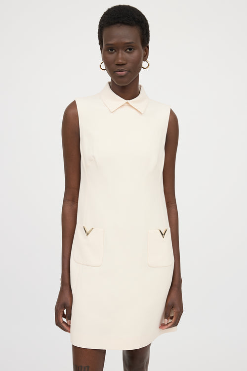 Valentino Wool Shift Dress