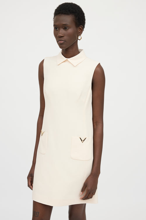 Valentino Wool Shift Dress