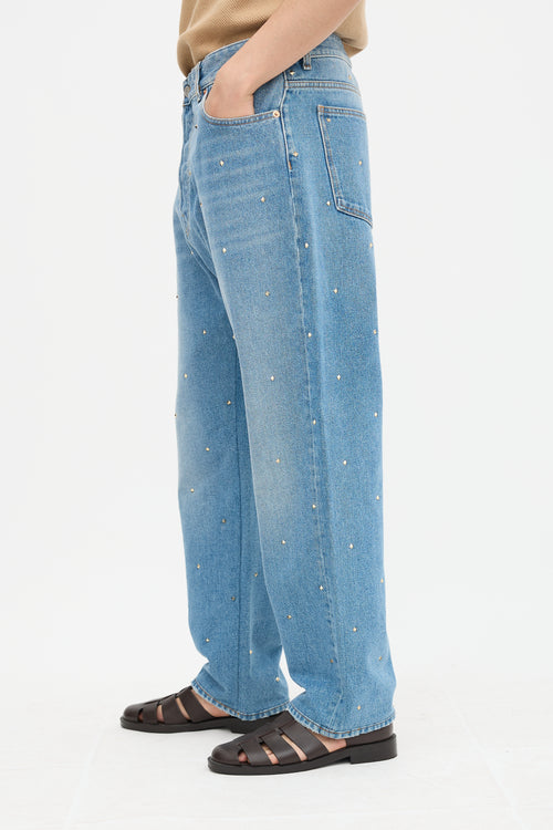 Denim Rockstud Jeans