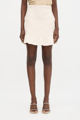 Valentino Flounce Hem Mini Skirt