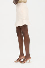 Valentino Flounce Hem Mini Skirt