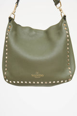 Valentino Leather Rockstud Messenger Bag