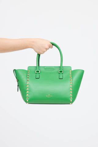 Valentino Rockstud Trapeze Tote