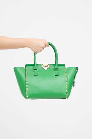 Valentino Rockstud Trapeze Tote