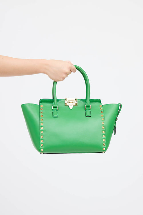 Valentino Rockstud Trapeze Tote