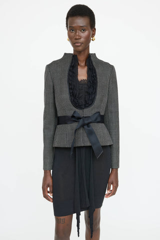 Valentino 2008 Ruffle Jacket