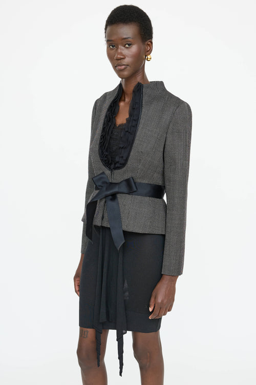 Valentino 2010 Ruffle Jacket