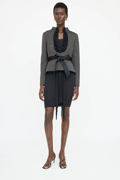 Valentino 2009 Ruffle Jacket