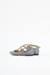 Valentino Rockstud Cage Flat