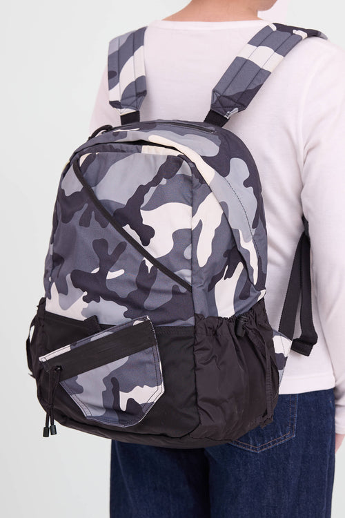 Nylon Camo Backpack