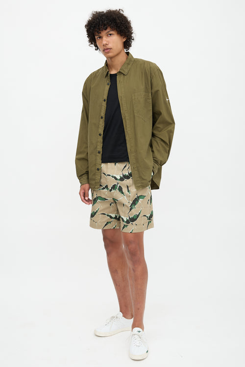 Valentino Hawaiian Couture Printed Shorts