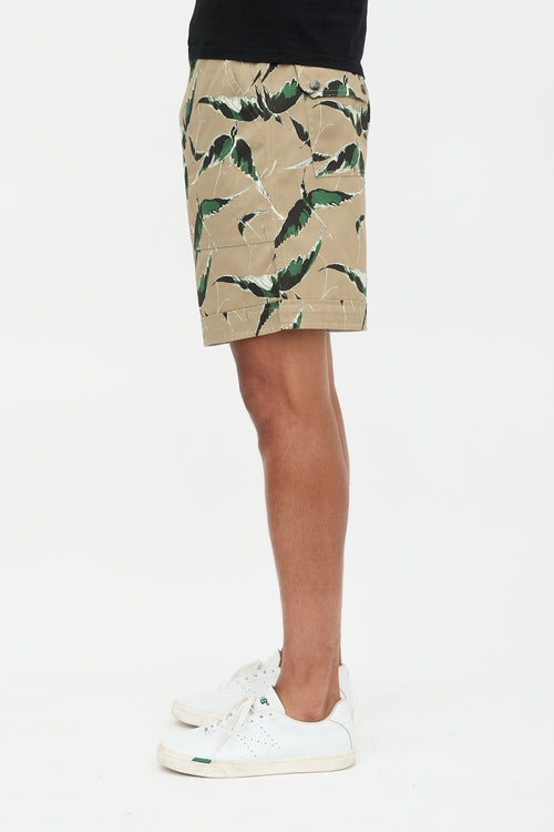 Valentino Hawaiian Couture Printed Shorts