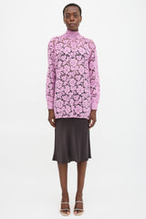 Valentino Lace Tie Tunic Blouse