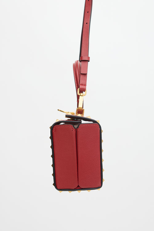Valentino Leather Alcove Rockstud Box Bag
