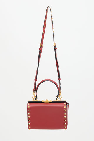 Valentino Leather Alcove Rockstud Box Bag