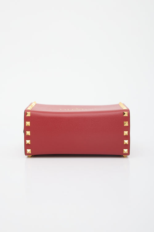 Valentino Leather Alcove Rockstud Box Bag