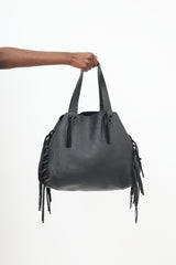 Valentino Leather Rockee Fringe Bag