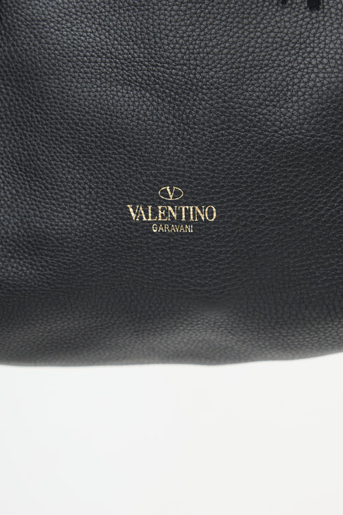 Valentino Leather Rockee Fringe Bag