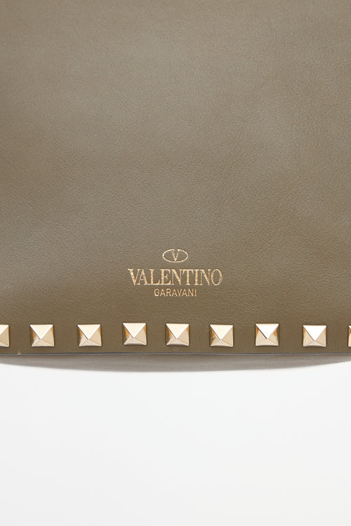Valentino Leather Rockstud Camera Bag
