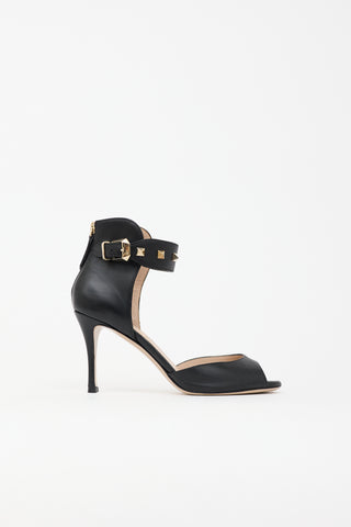 Valentino Leather Rockstud Sandal