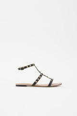 Valentino Leather Rockstud Sandal