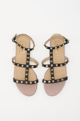 Valentino Leather Rockstud Sandal