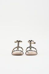 Valentino Leather Rockstud Sandal