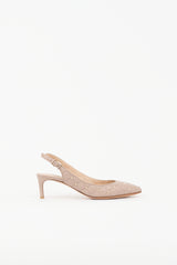 Valentino Quilted Rockstud Slingback Pump