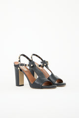 Valentino Leather Rockstud T-Strap Heel