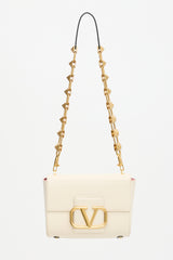 Valentino Leather Stud Sign Bag