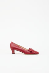 Valentino Leather Bowow Pump