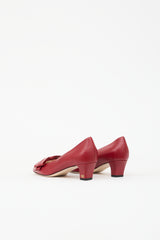 Valentino Leather Bowow Pump