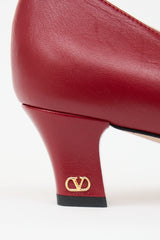 Valentino Leather Bowow Pump
