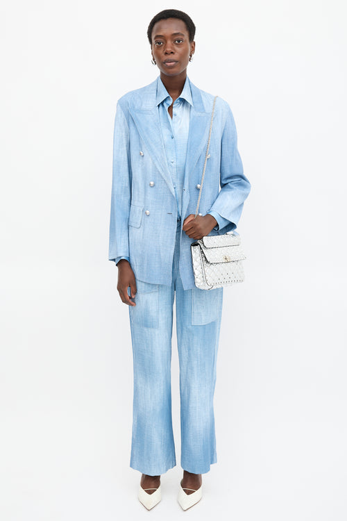 Valentino Leather Medium Rockstud Spike Bag