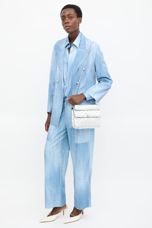 Valentino Leather Medium Rockstud Spike Bag