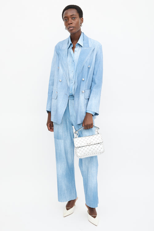 Valentino Leather Medium Rockstud Spike Bag