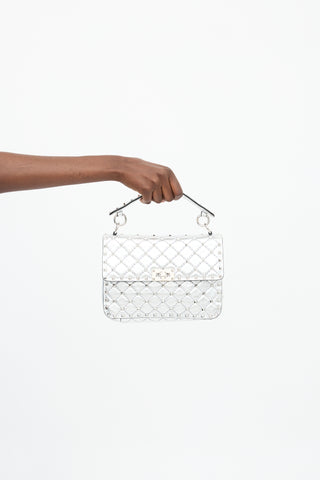 Valentino Leather Medium Rockstud Spike Bag