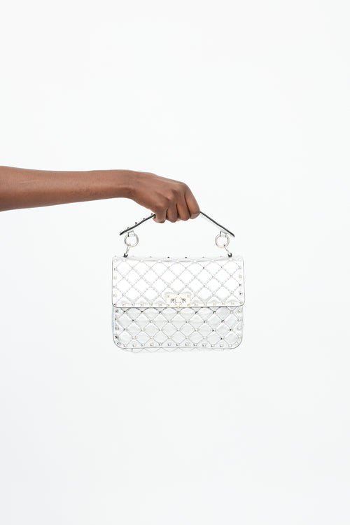 Valentino Leather Medium Rockstud Spike Bag