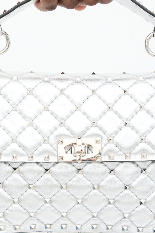 Valentino Leather Medium Rockstud Spike Bag