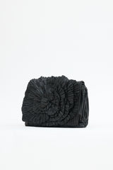 Valentino Leather Pleated Petale Bag