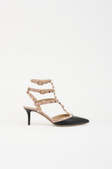 Valentino Leather Rockstud Heel