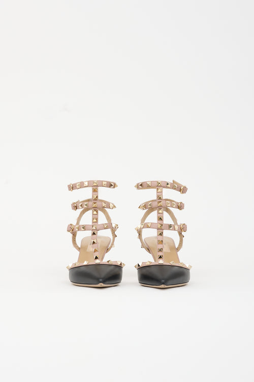 Valentino Leather Rockstud Heel
