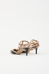 Valentino Leather Rockstud Heel
