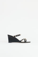 Valentino Leather Rockstud Sandal